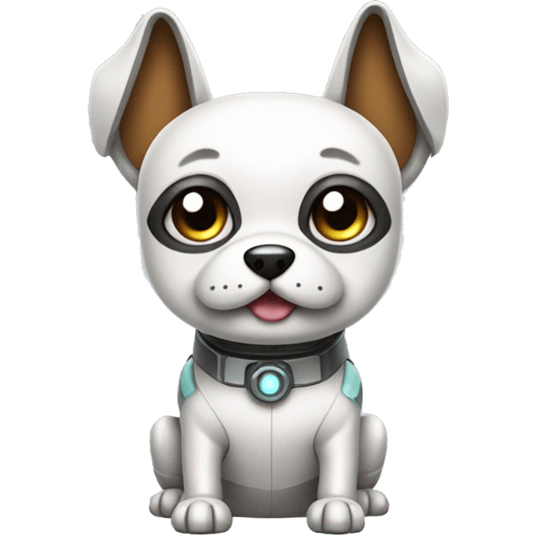 kawaii robot dog emoji