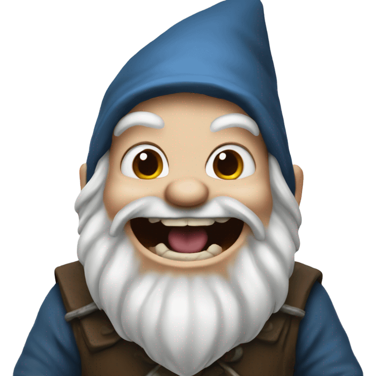 Gnome with fangs emoji