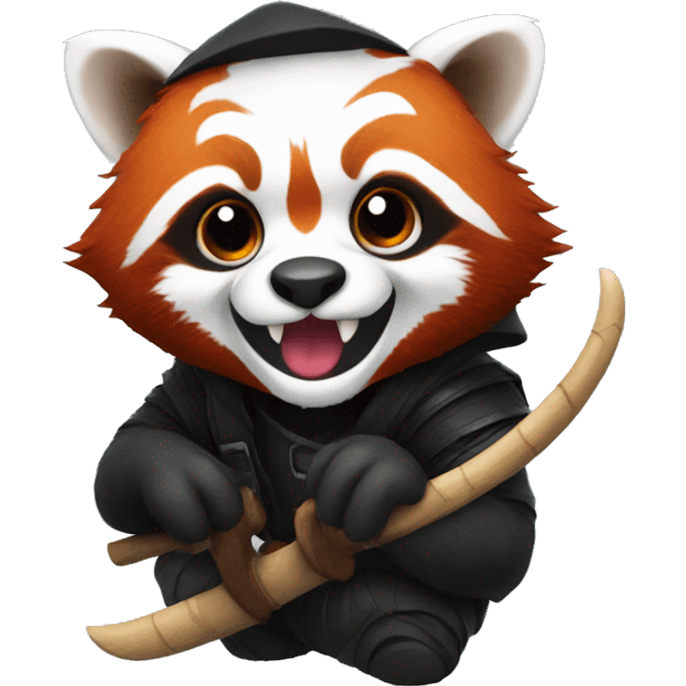 red panda reaper emoji