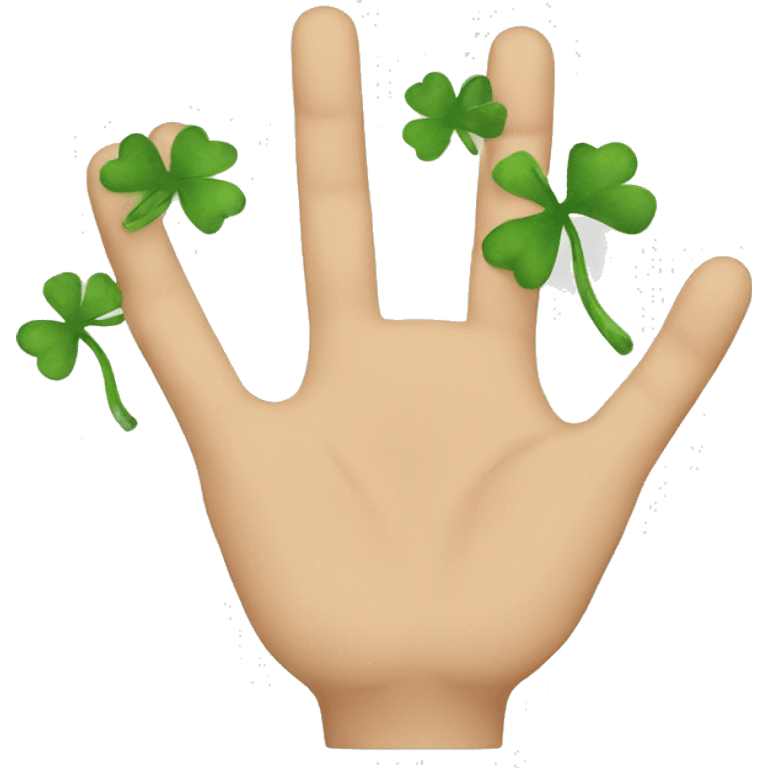 irish hand emoji