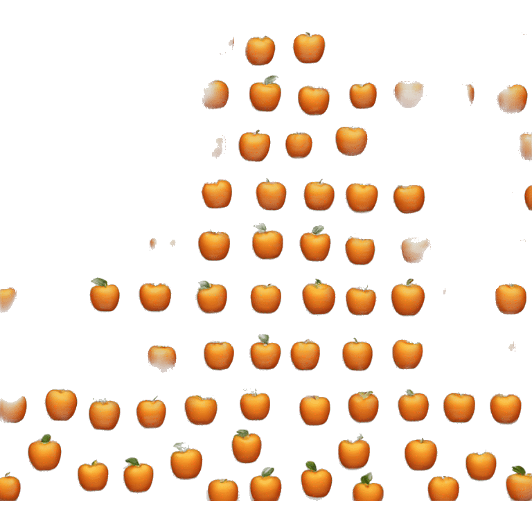 Orange apple  emoji