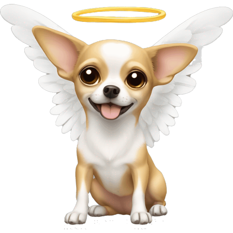 chihuahua angel emoji