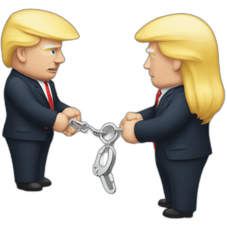 trump-in-handcuffs emoji