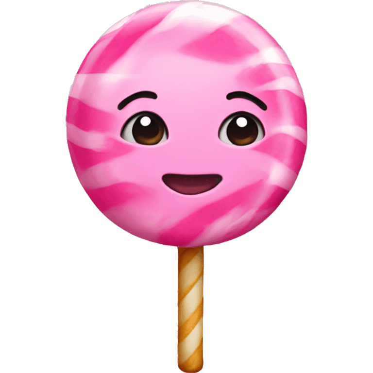 Pink candy emoji