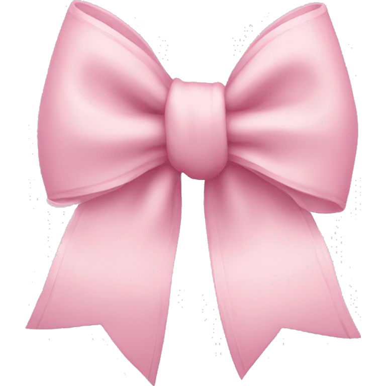 light pink bow emoji