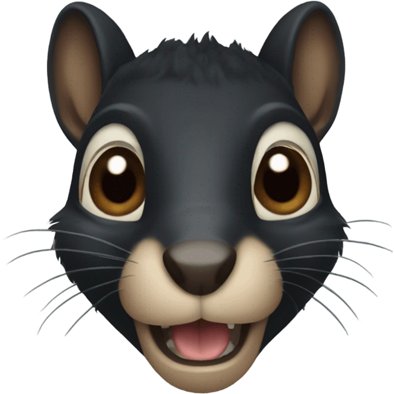 black squirrel emoji