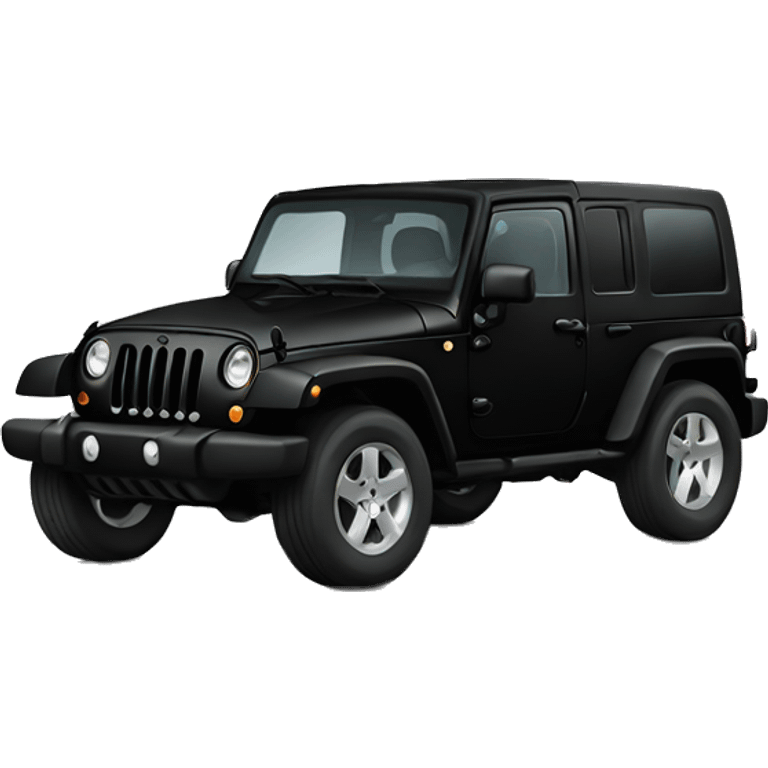 black jeep wrangler emoji