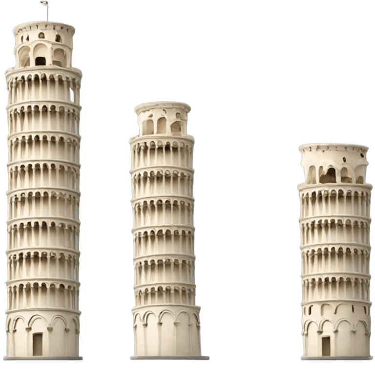 Pisa tower emoji