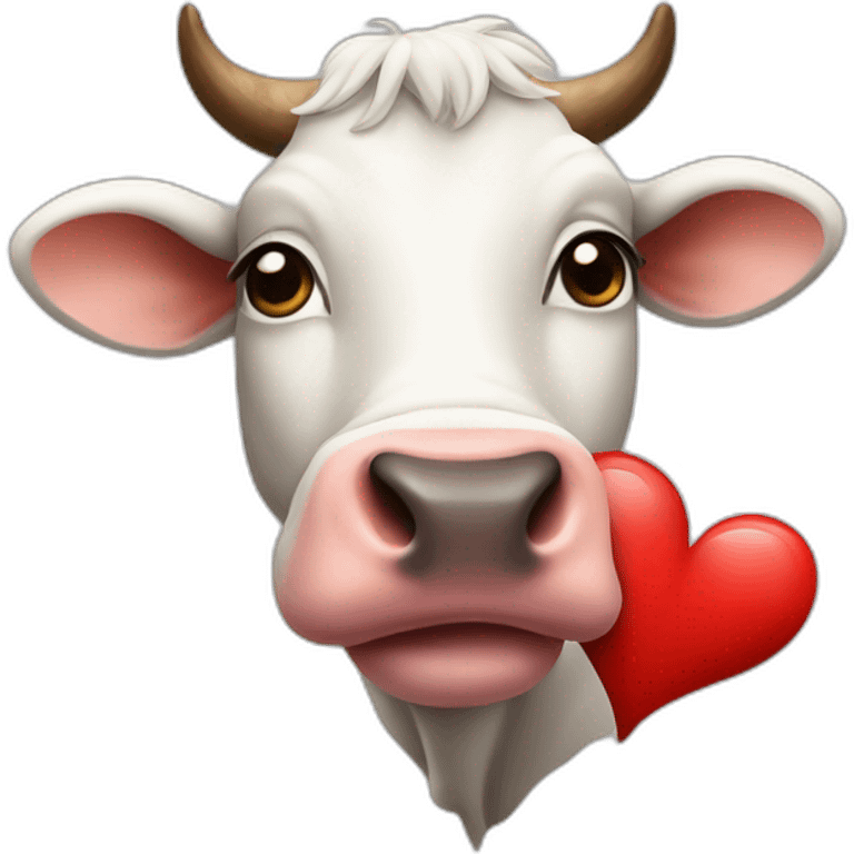 cow and heart emoji