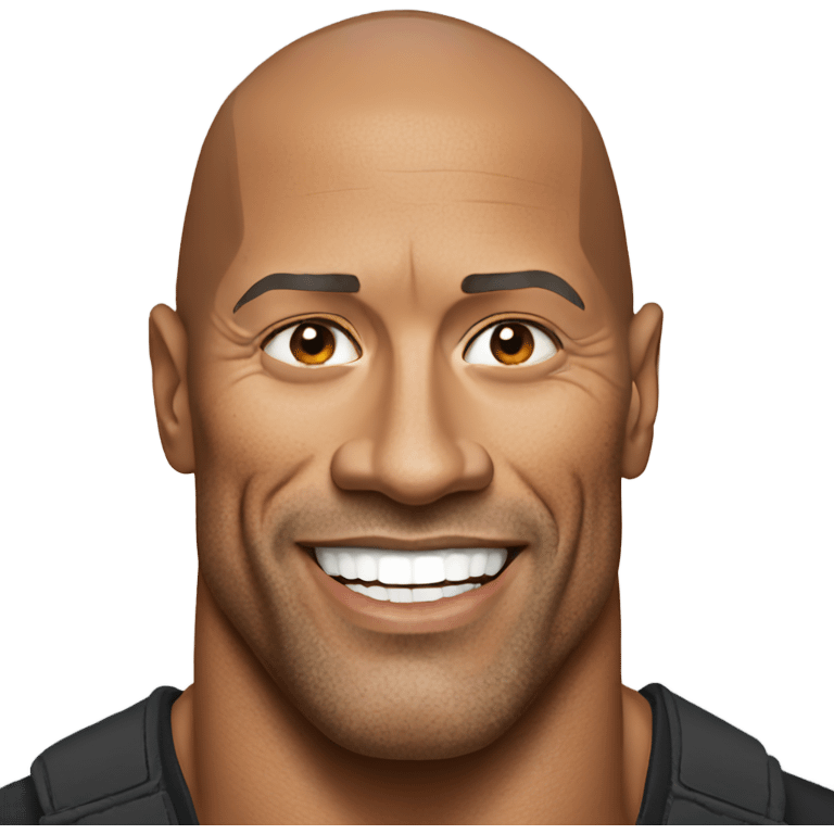 Dwayne Johnson emoji