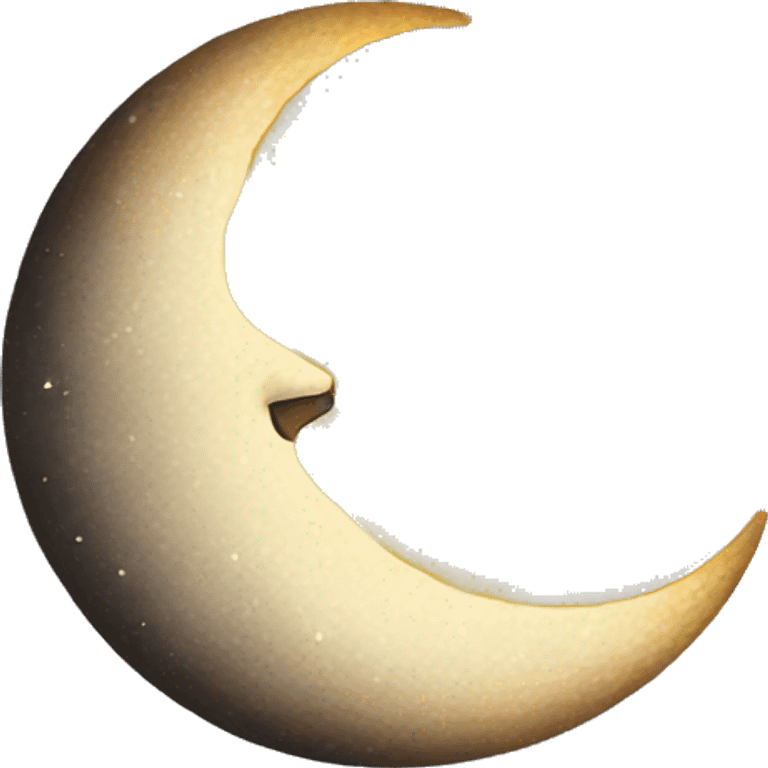 Waning Crescent Moon emoji