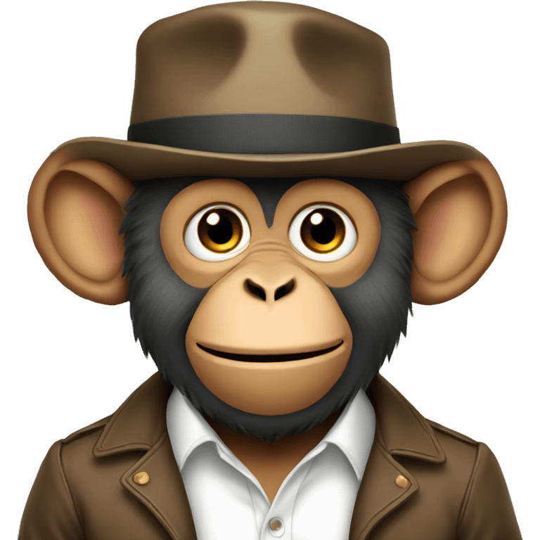 monkey wearing hat emoji