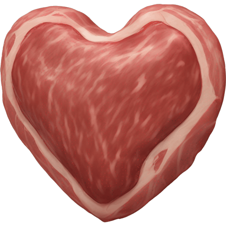 meat heart emoji