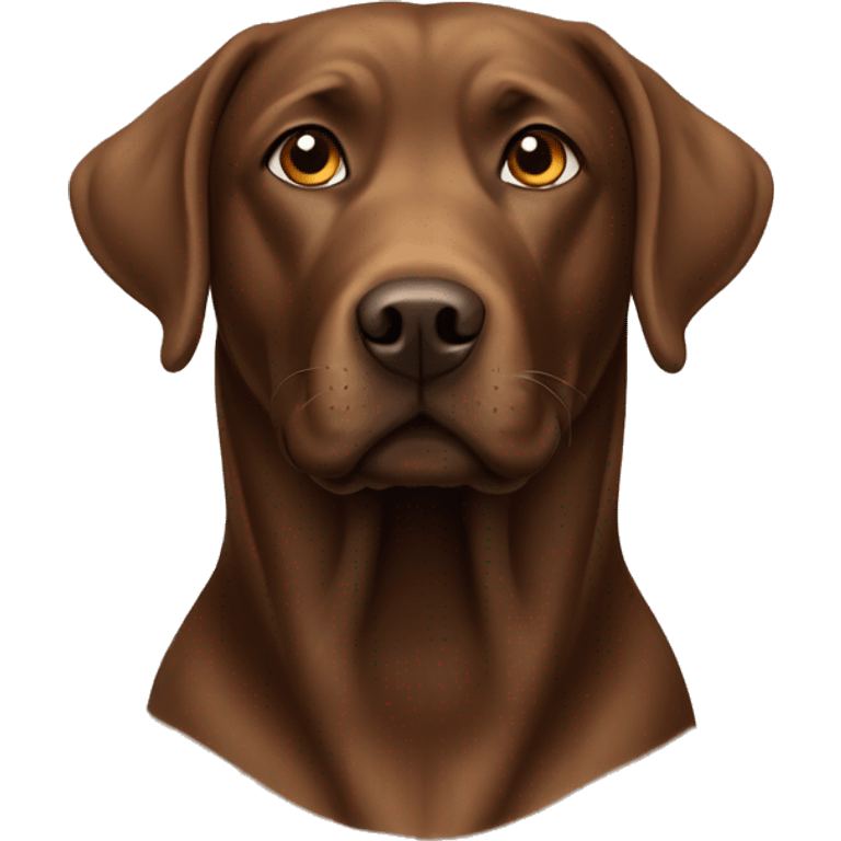 Brown labrador emoji