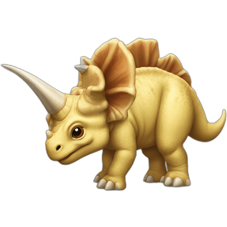 Triceratops emoji