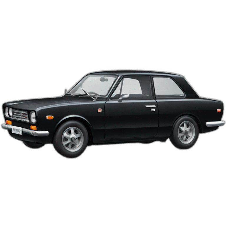 1964 BLACK DATSUN BLUEBIRD emoji