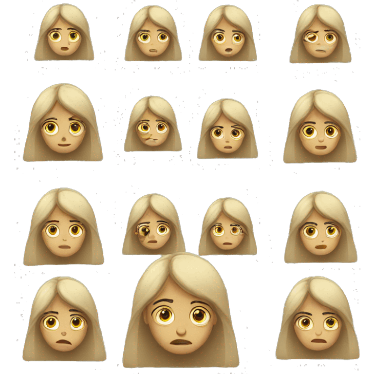 Sad woman emoji