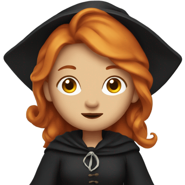 Witch with ginger hair emoji