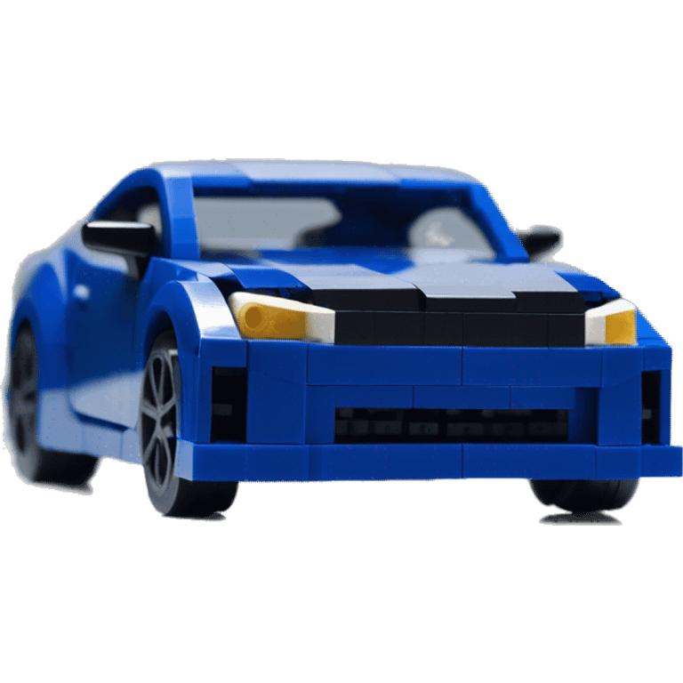   Giant dark blue Lego Scion FR-S  emoji