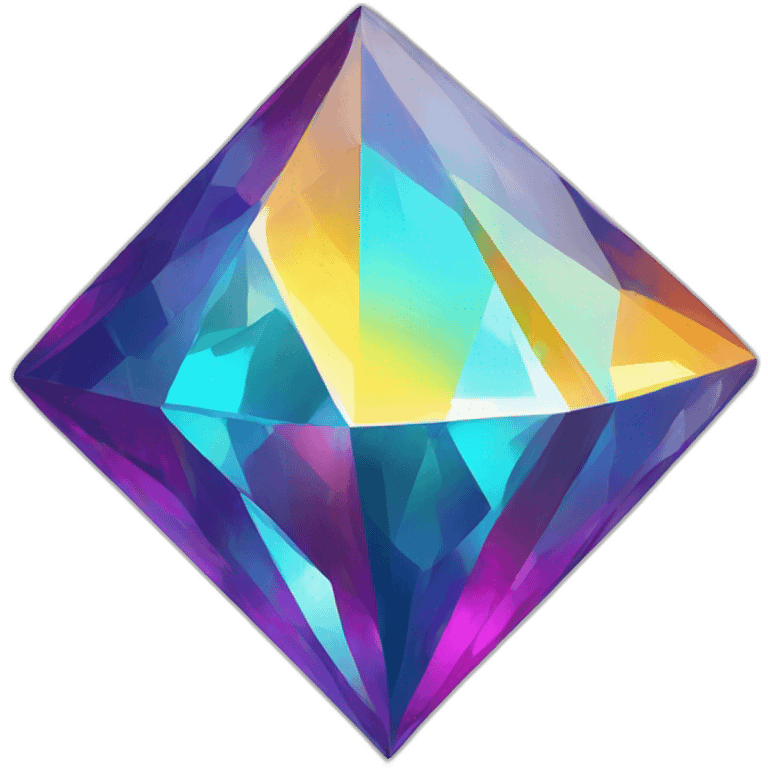 colorful diamond emoji