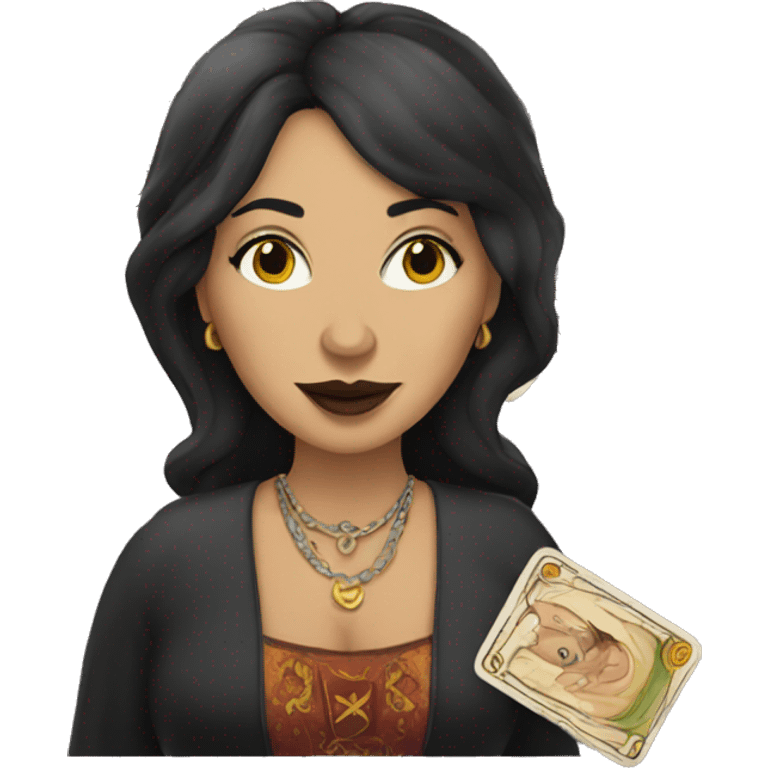 Tarot reader lady emoji