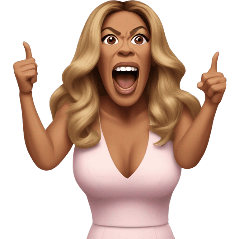 wendy williams screaming  emoji