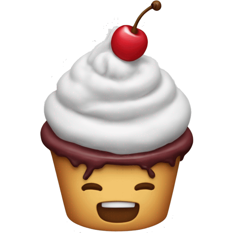 Icing with cherry on top emoji