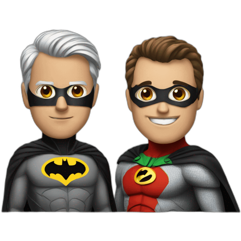 Batman and robin emoji