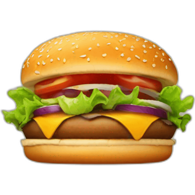 Burger emoji