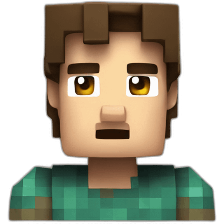 minecraft steve confused emoji