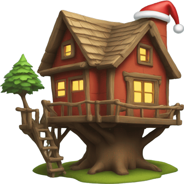 santas Treehouse emoji