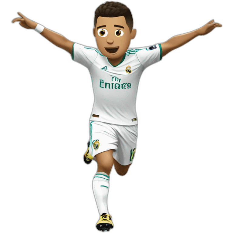 Ronaldo qui dab emoji