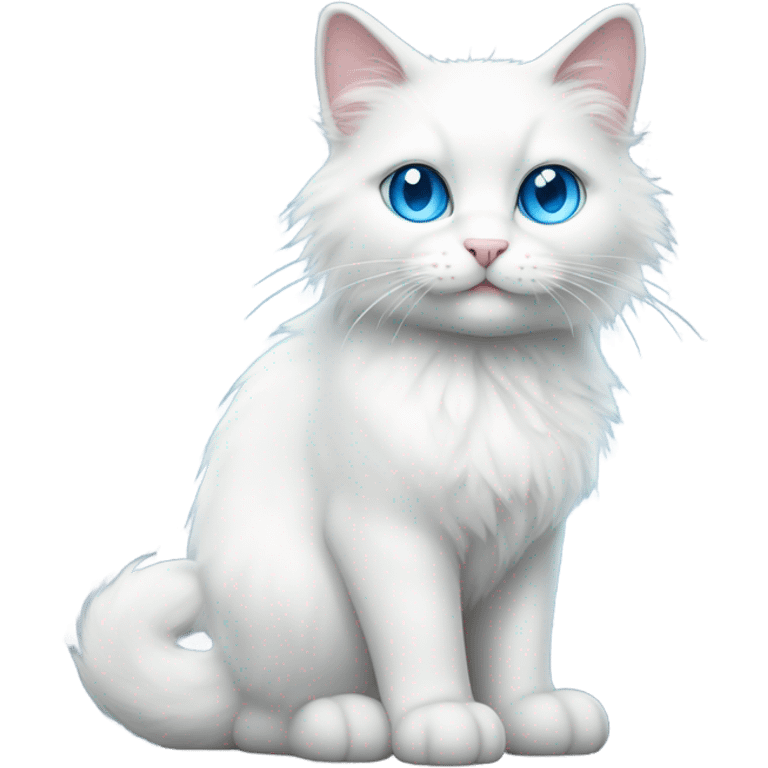 White cat emoji