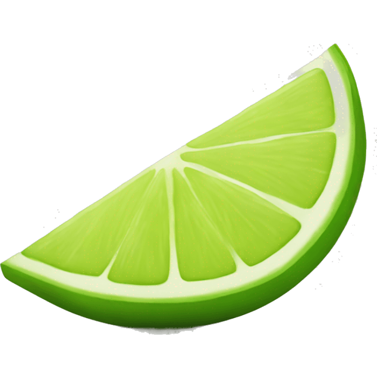 lime wedge emoji