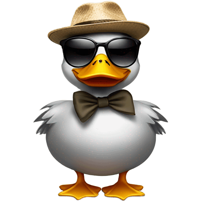 Cool duck emoji