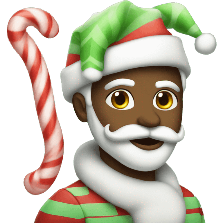 Peppermint christmas emoji