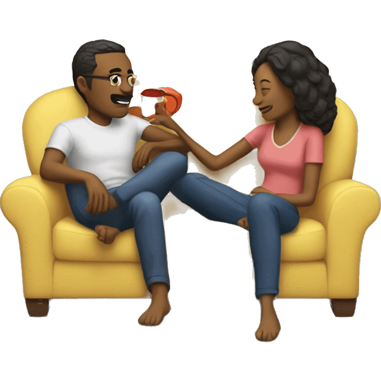 parents relaxing emoji