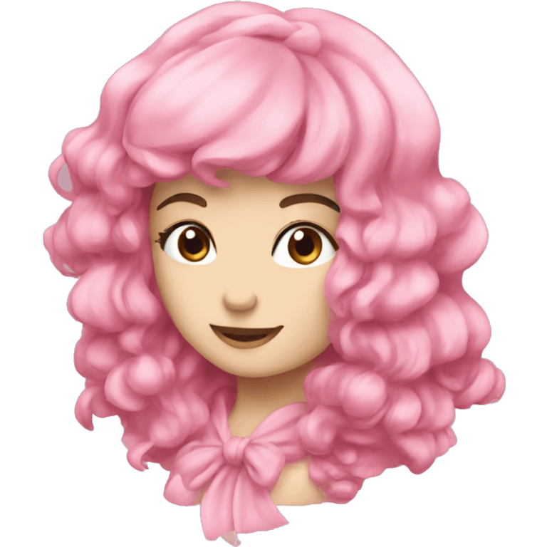 Fiocco rosa emoji