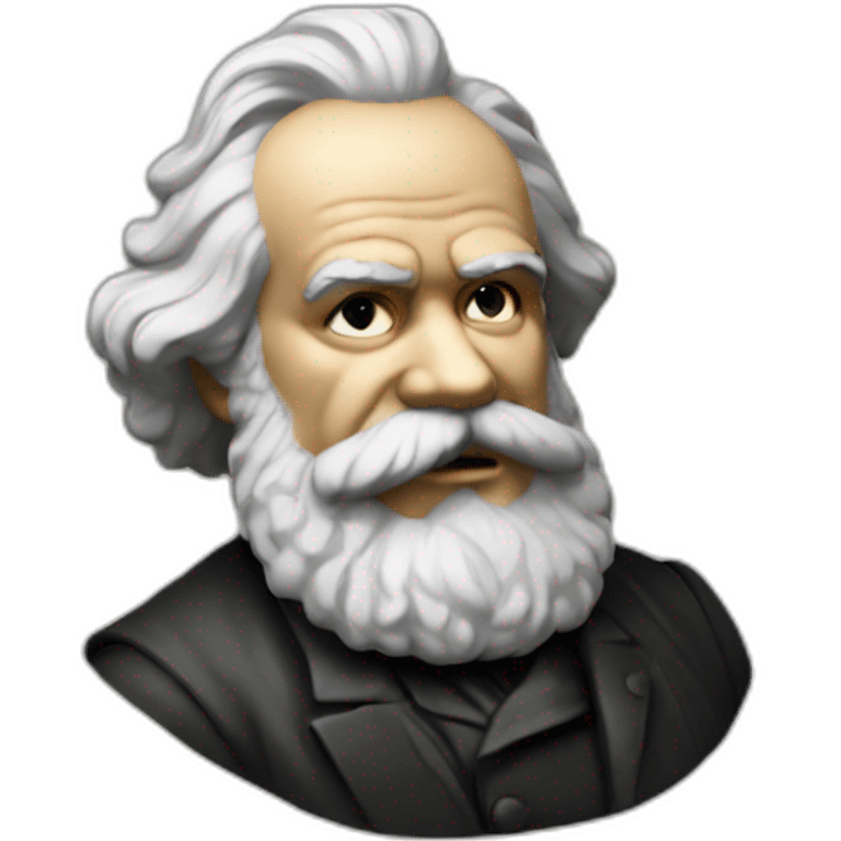 karl marx plays a tube emoji