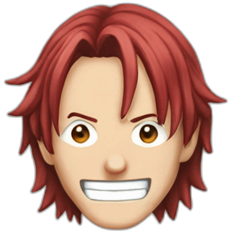 One piece shanks emoji