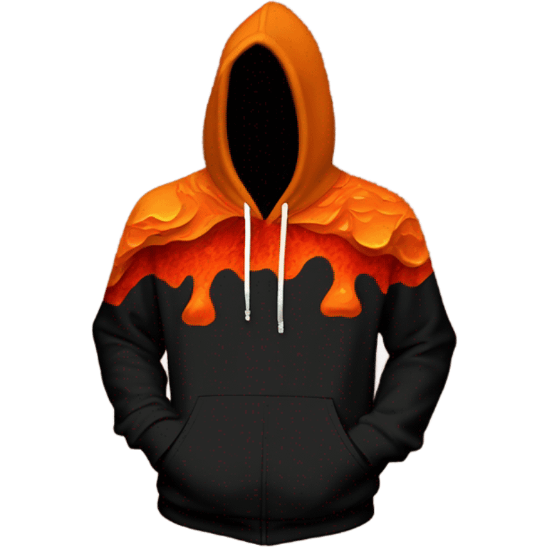 Lava hoodie emoji