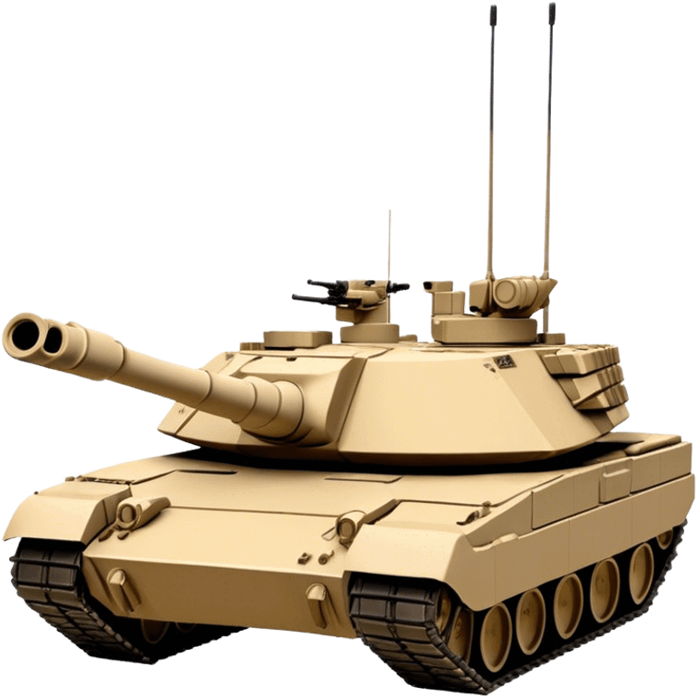 M1 Abrams Tank (sand colour) emoji