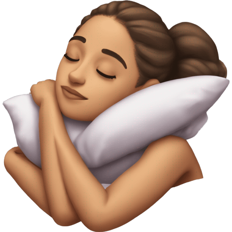 Ariana Grande sleeping emoji