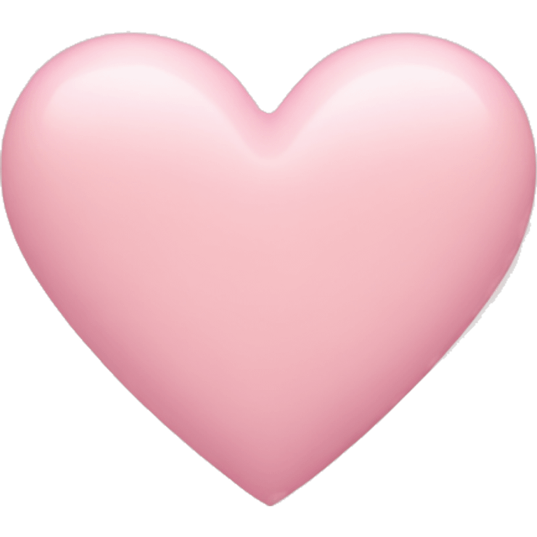 pastel pink heart emoji