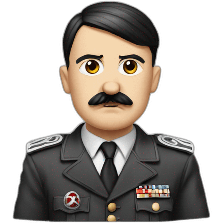 Adolf Hitler avec croix nazi emoji