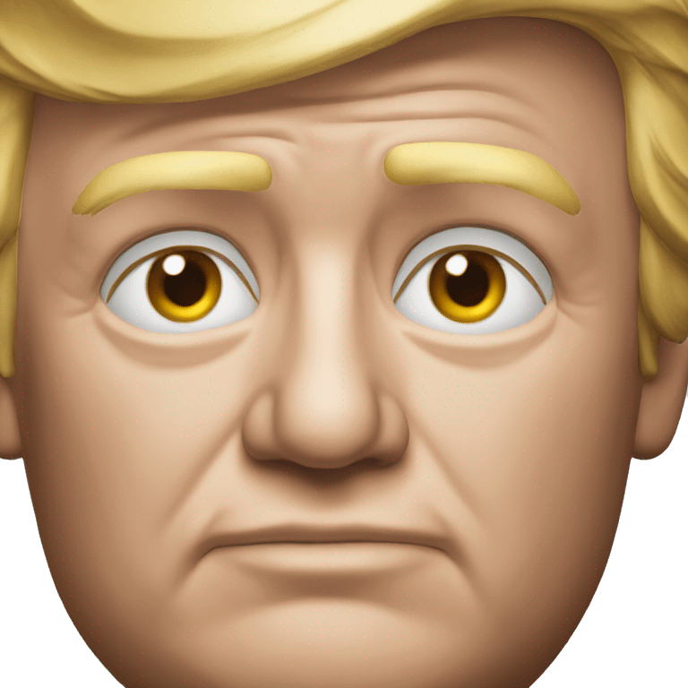 photorealistic Donald trump emoji