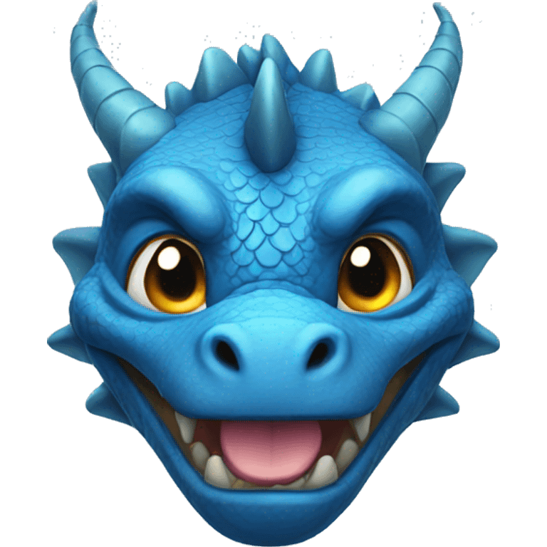 Blue dragon emoji