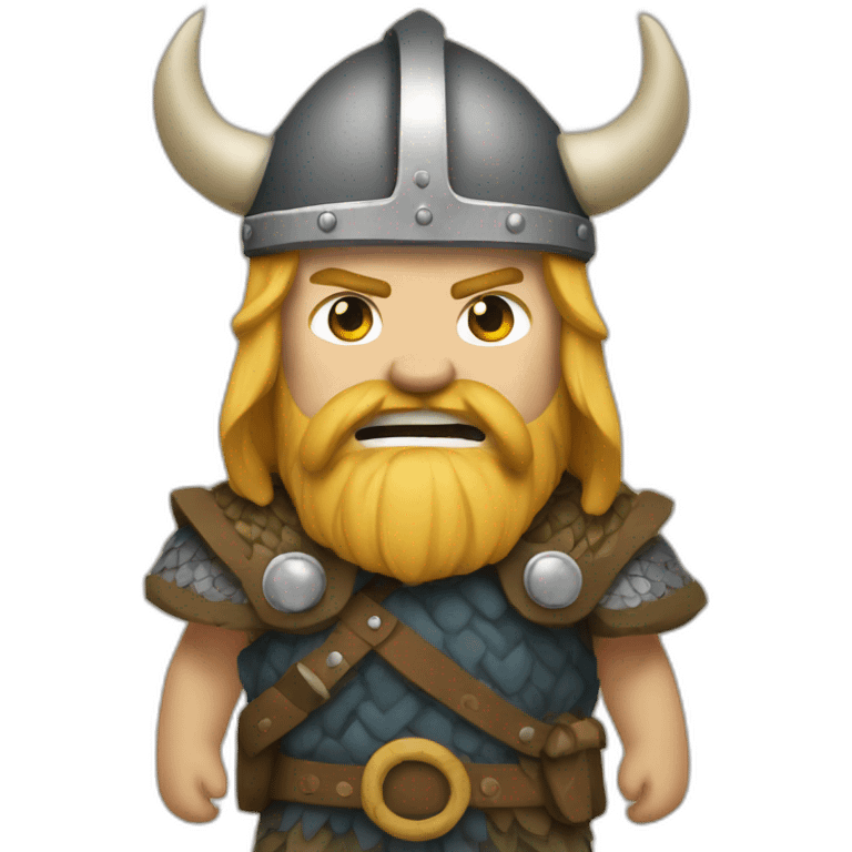 viking fou de rage emoji