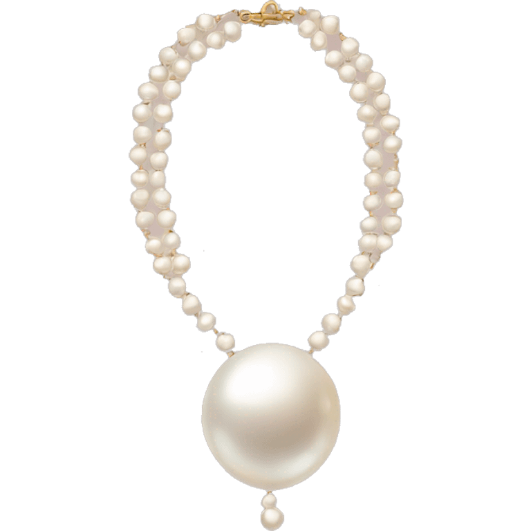 pearl necklace emoji