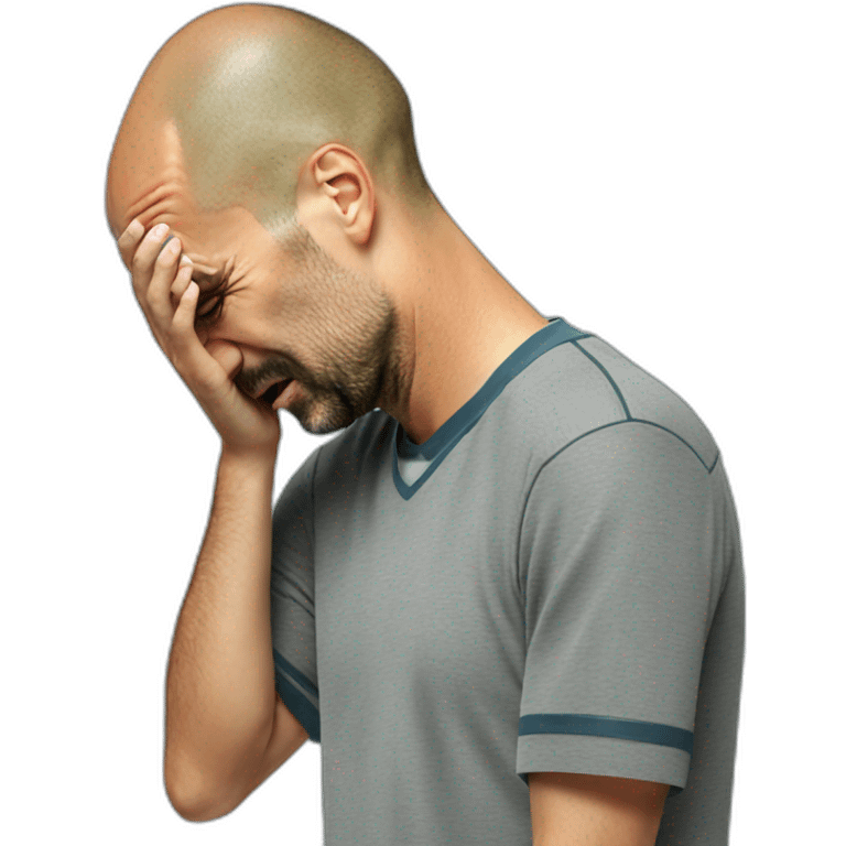 pep guardiola crying emoji